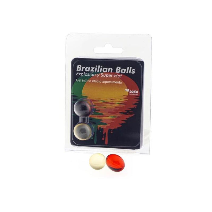 2 Brazilian Balls Explosion De Aromas Gel Excitante Efecto Supercalentamiento