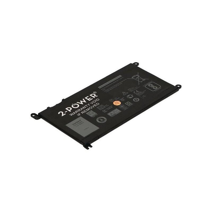 2-Power Batería 11.4v 3400mah Para Dell Inspiron 13 5378 2-In-1 2p-Y3f7y