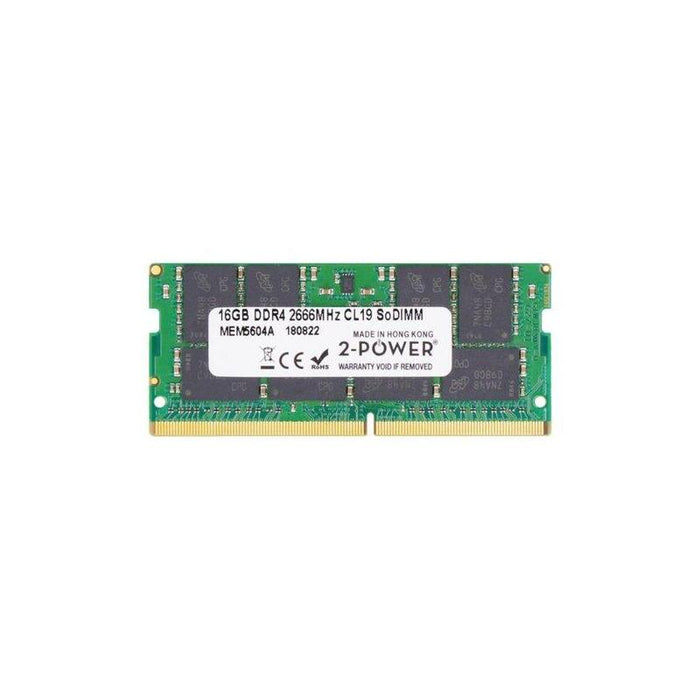 2-Power Memoria Sodimm 16gb Ddr4 2666mhz Cl19 Sodimm 2p-937438-852