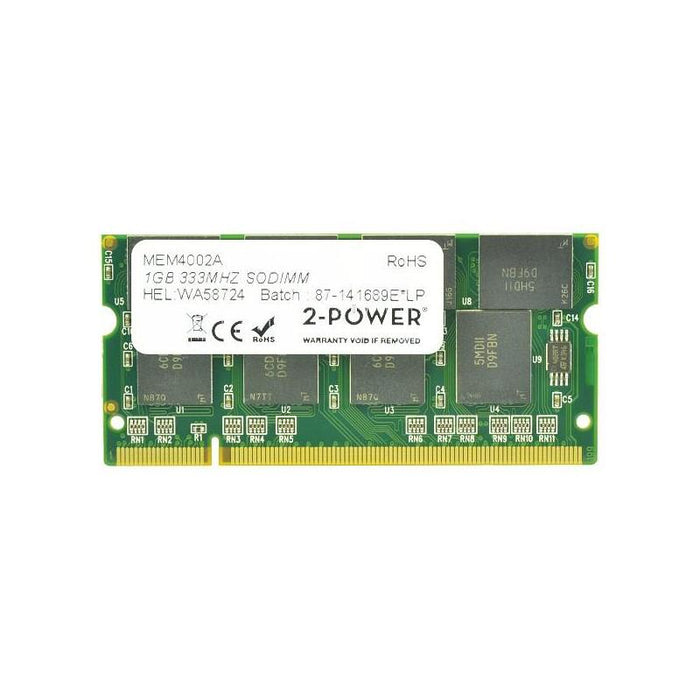 2-Power Memoria Sodimm 1gb Pc2700 333mhz Sodimm 2p-A1164155