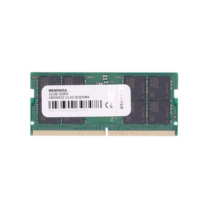 2-Power Memoria Sodimm 32gb Ddr5 4800mhz Cl40 Sodimm 2p-4m9y7aa