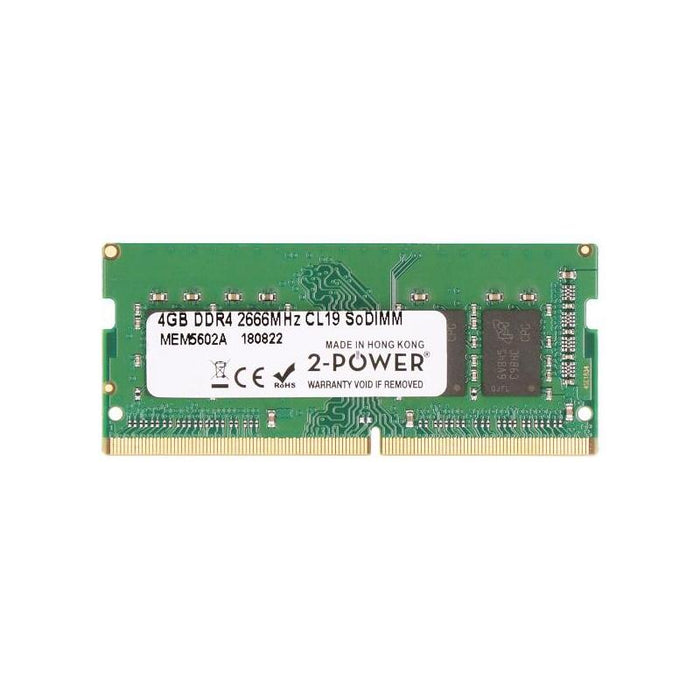 2-Power Memoria Sodimm 4gb Ddr4 2666mhz Cl19 Sodimm 2p-01ag836