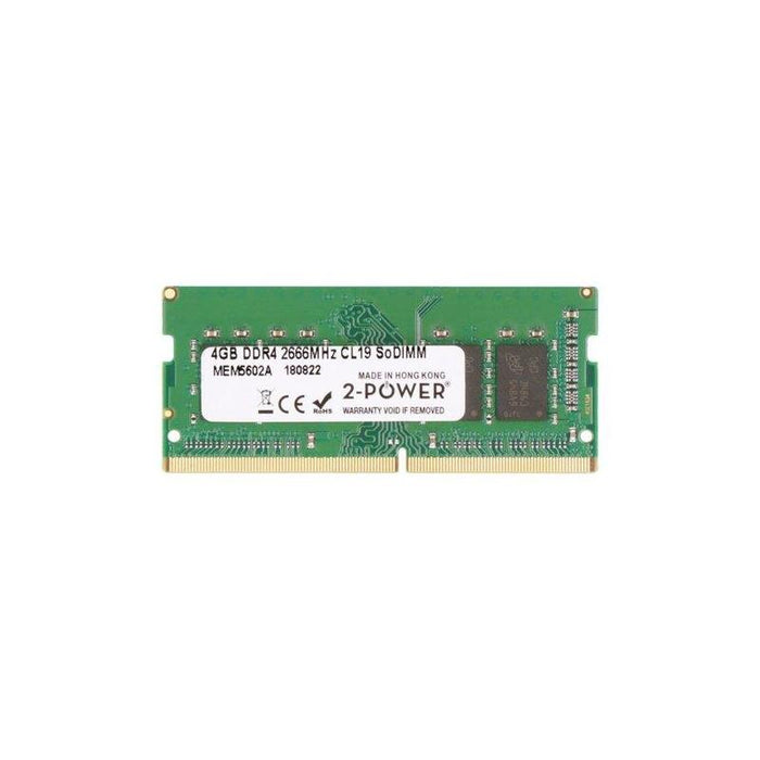 2-Power Memoria Sodimm 4gb Ddr4 2666mhz Cl19 Sodimm 2p-L02854-H72