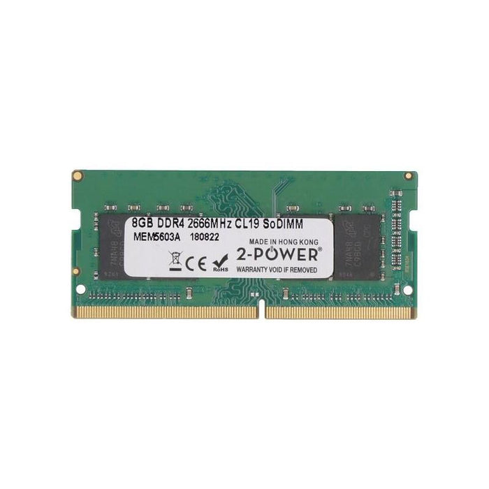 2-Power Memoria Sodimm 8gb Ddr4 2666mhz Cl19 Sodimm 2p-4vn06aa#Ac3
