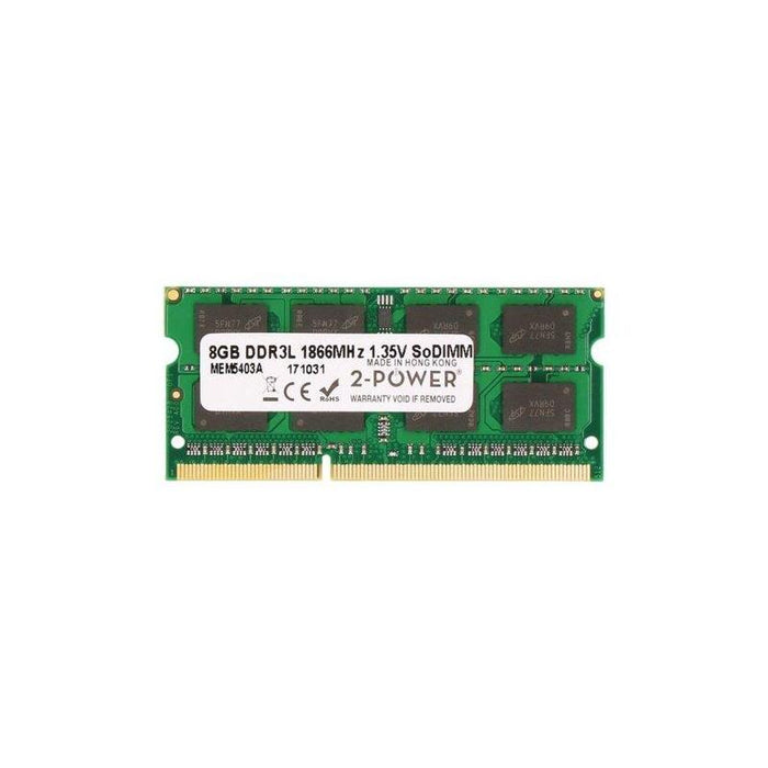2-Power Memoria Sodimm 8gb Pc3-14900 1866mhz 1.35v Sodimm 2p-Otb186v08g1