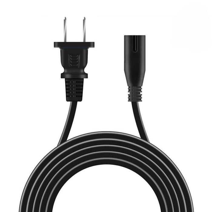 2-Prong Power Cord, 1.0m  Length, 100-240v