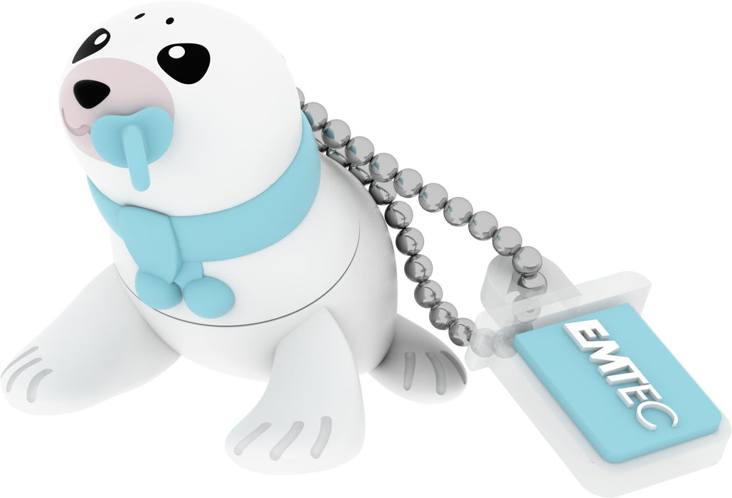 EAN 3126170144218 - Emtec Baby Seal unidad flash USB 16 GB USB tipo A 2.0 Azul, Blanco imagen 2