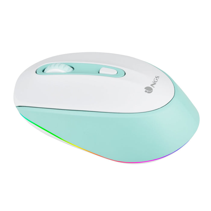 EAN 8435430619485 - NGS SMOG MINT-RB ratón Juego Ambidextro RF Wireless + Bluetooth Óptico 2400 DPI imagen 5