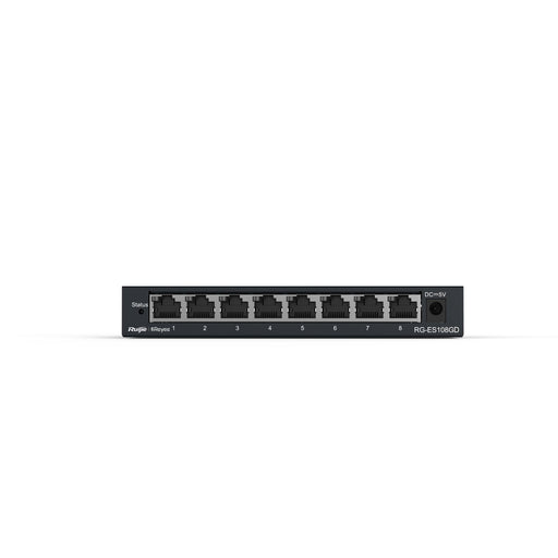 EAN 6971693270442 - Ruijie Networks RG-ES108GD switch No administrado Gigabit Ethernet (10/100/1000) Negro imagen 1