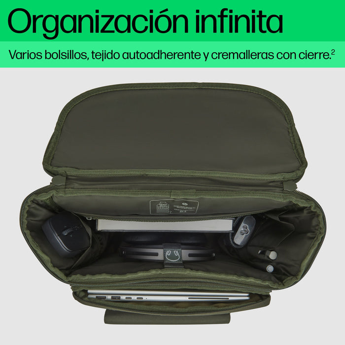 EAN 0197961660425 - HP 15.6 Modular Laptop Backpack 39,6 cm (15.6") Verde, Gris imagen 5