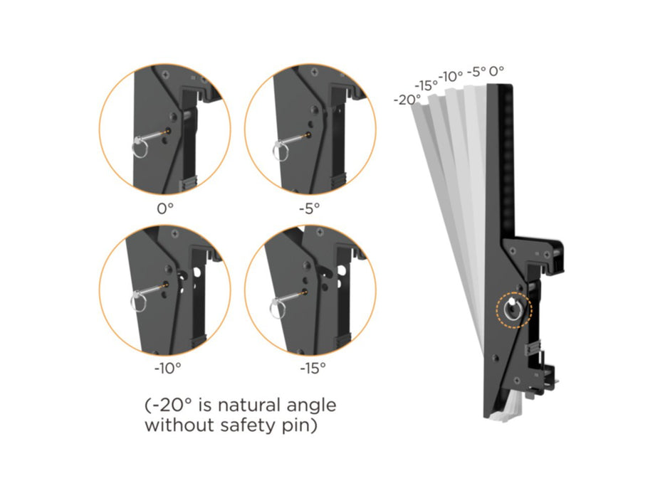 EAN 4015867223000 - Equip 650374 soporte para TV 127 cm (50") Negro, Plata imagen 3