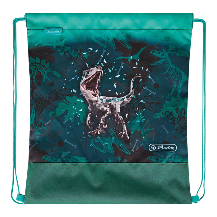 EAN 4008110358444 - Herlitz UltraLight Plus Green Rex juego de mochila escolar Niño Poliéster Verde, Turquesa imagen 11