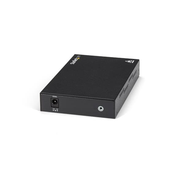 Startech.Com Conversor De Medios De Ethernet Gigabit De Cobre A Fibra Monomodo Lc 10km Conversor De Soportes De Fibra 1gbe 100base-Lx 1000base-T Rj-45 / Modo Simple Lc Hasta 10 Km 1310 Nm Para P/N: Sva12m2neua Sva12m5na