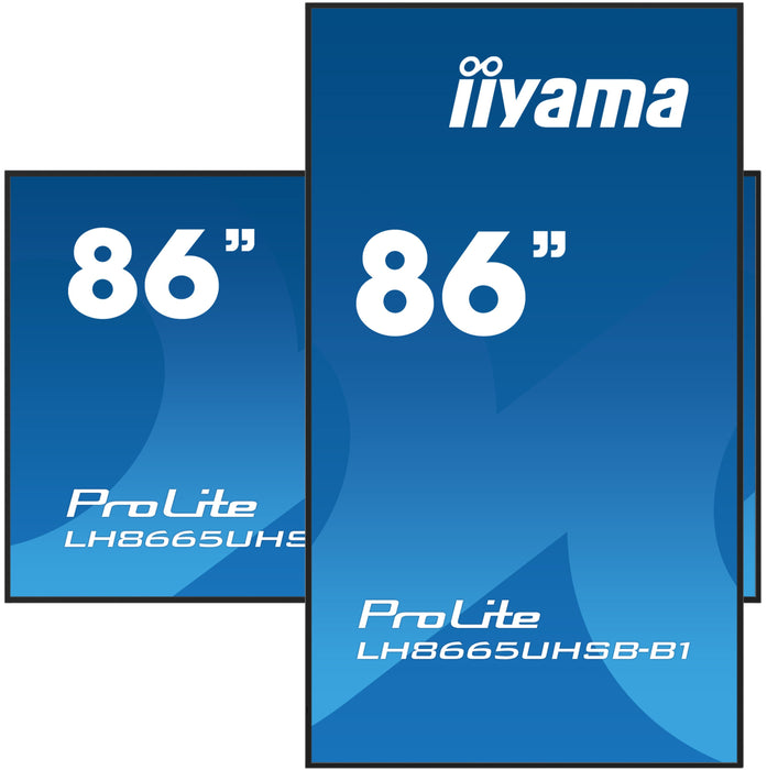 EAN 4948570123605 - iiyama LH8665UHSB-B1 pantalla de señalización Diseño de quiosco 2,18 m (86") LED Wifi 800 cd / m² 4K Ultr imagen 5