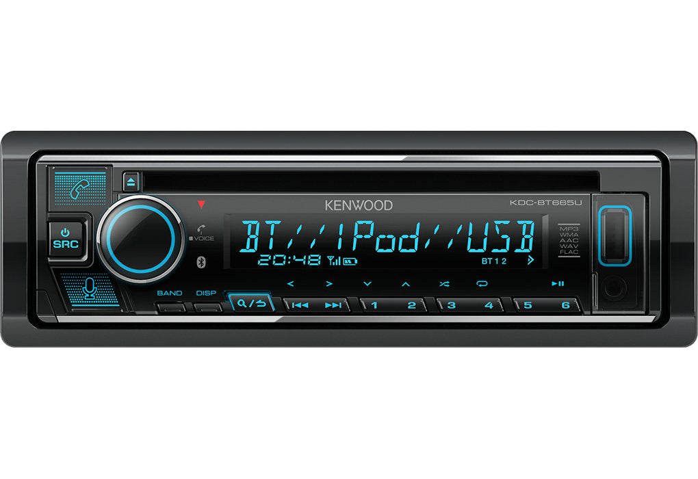 EAN 0019048233622 - Kenwood KDC-BT665U receptor multimedia para coche Negro 200 W Bluetooth imagen 1