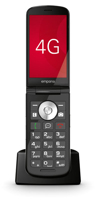 EAN 9005613168780 - Emporia emporiaTOUCHsmart.3 8,81 cm (3.47") 150 g Negro Teléfono para personas mayores imagen 3