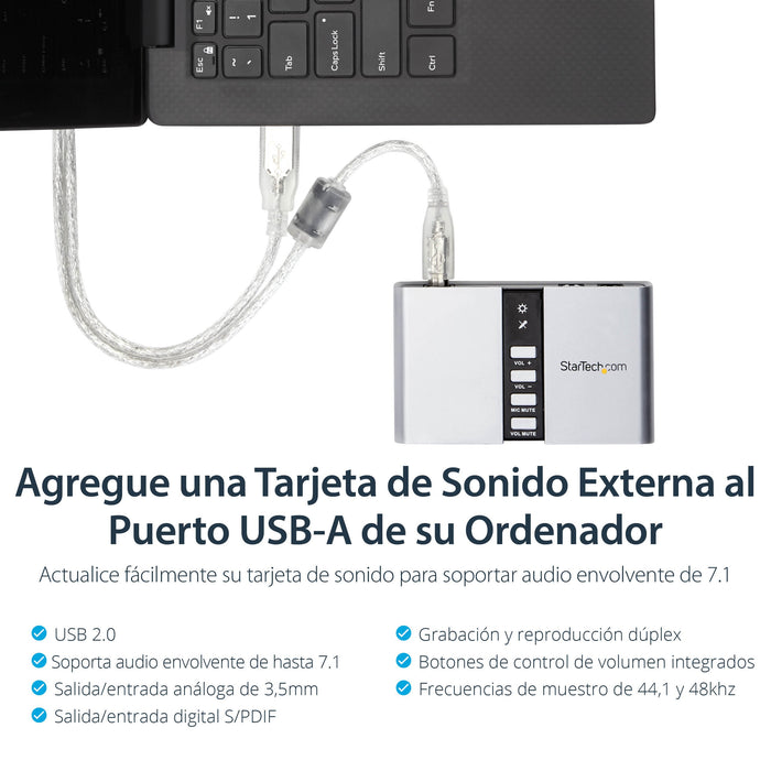 EAN 0065030835466 - StarTech.com ICUSBAUDIO7D tarjeta de audio 7.1 canales imagen 8