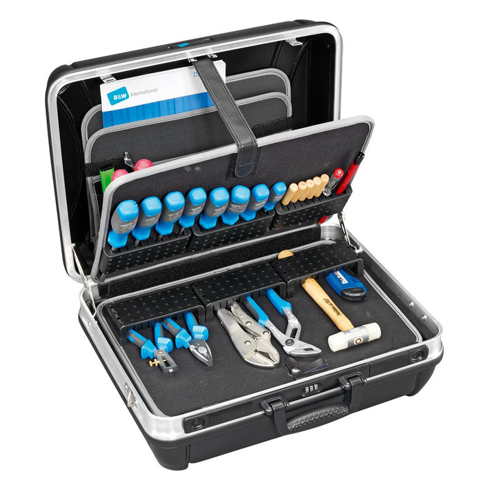 EAN 4031541702005 - B&W Cases shark Negro, Plata Aluminio, Polietileno de Alta Densidad (HDPE) imagen 2