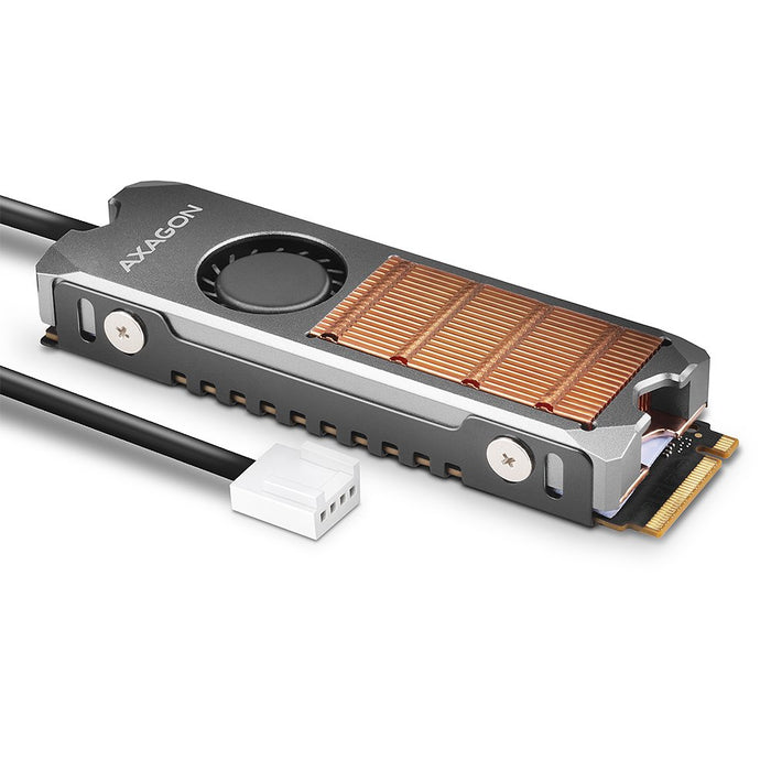 EAN 8595247906588 - Axagon CLR-M2FAN sistema de refrigeración para ordenador Unidad de estado sólido, M.2 NVMe SSD Disipador  imagen 1