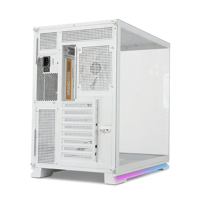 Caja Pc Nox Atx Semitorre Hummer Galaxy Argb Blanca