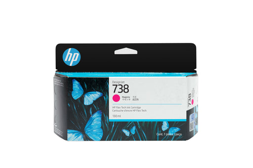 EAN 0196068358877 - HP 738 130-ml Magenta DesignJet Ink Cartridge cabeza de impresora Inyección de tinta térmica imagen 1