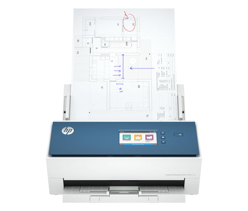 EAN 0198701400875 - HP ScanJet Enterprise Flow N9000 sn1 Escáner alimentado con hojas 600 x 600 DPI A3 Azul, Blanco imagen 1