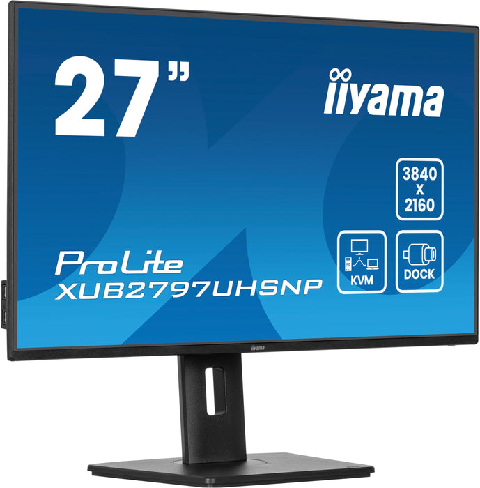 EAN 4948570123810 - iiyama ProLite XUB2797UHSNP-B1 pantalla para PC 68,6 cm (27") 3840 x 2160 Pixeles 4K Ultra HD LED Negro imagen 4