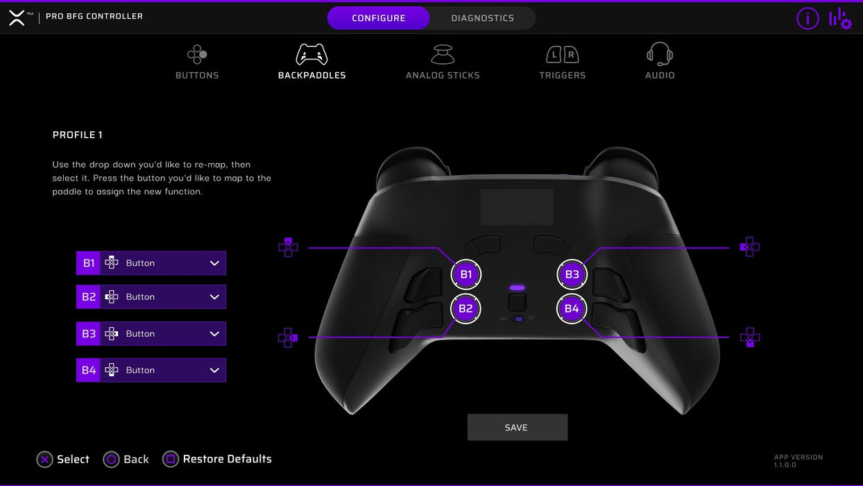 EAN 0708056069957 - PDP Victrix Pro BFG Negro RF/USB Gamepad Analógico/Digital PC, PlayStation 4, PlayStation 5 imagen 26