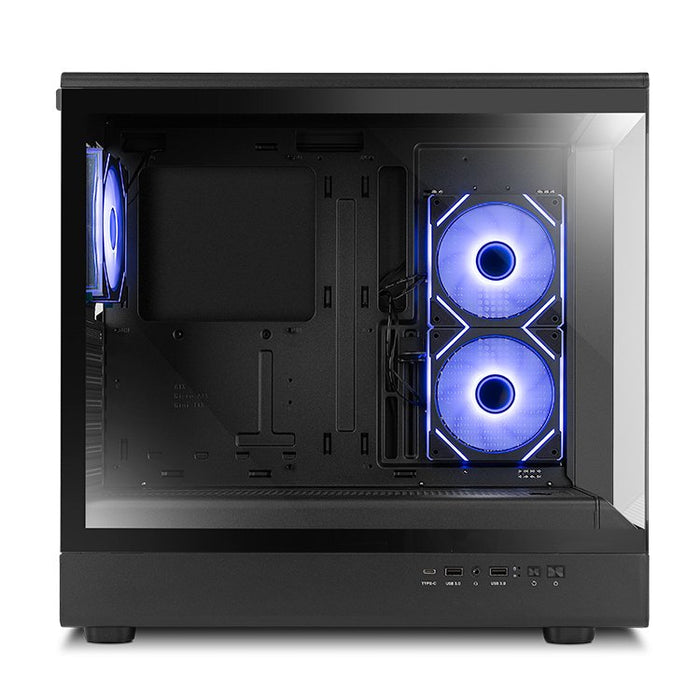 EAN 8436587975950 - NOX Hummer NXHUMMERSIGNALBK carcasa de ordenador Midi Tower Negro imagen 3