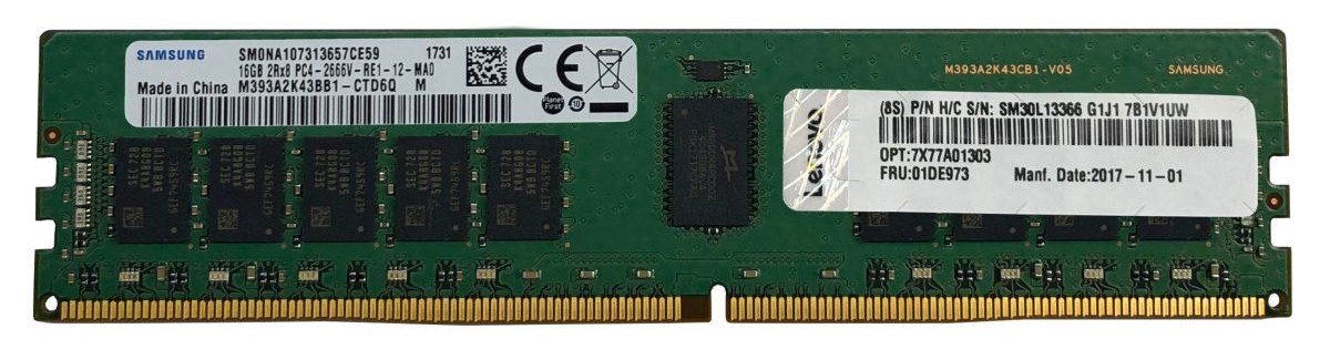 EAN 0889488509973 - Lenovo 4X77A08632 módulo de memoria 16 GB 1 x 16 GB DDR4 imagen 1