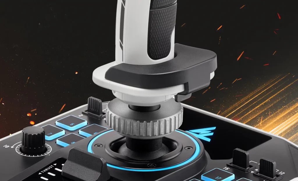 EAN 3362932916741 - Thrustmaster Sol-R 2 HOSAS Space Sim Duo Negro, Blanco USB Palanca de vuelo Analógico/Digital PC imagen 4