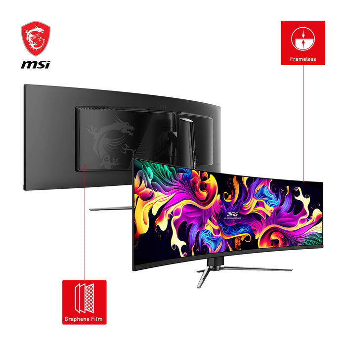 EAN 4711377157520 - MSI MPG 491CQPDE QD-OLED pantalla para PC 124,5 cm (49") 5120 x 1440 Pixeles DQHD Negro imagen 3
