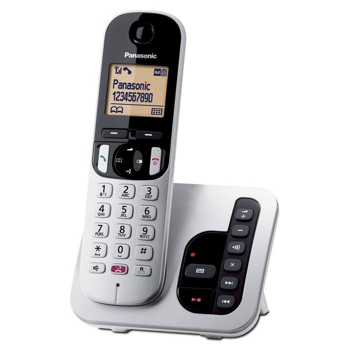 EAN 5025232927692 - Panasonic KX-TGC260JTS teléfono Teléfono DECT Identificador de llamadas Negro, Plata imagen 1
