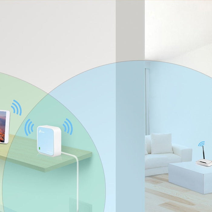 EAN 6935364071714 - TP-Link TL-WR802N router inalámbrico Ethernet rápido Banda única (2,4 GHz) Azul, Blanco imagen 5