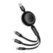 EAN 6932172609092 - Baseus CAMJ010101 cable USB USB 2.0 1,1 m USB A USB C/Micro-USB B/Lightning 0,48 Gbit/s 66 W Negro imagen 1