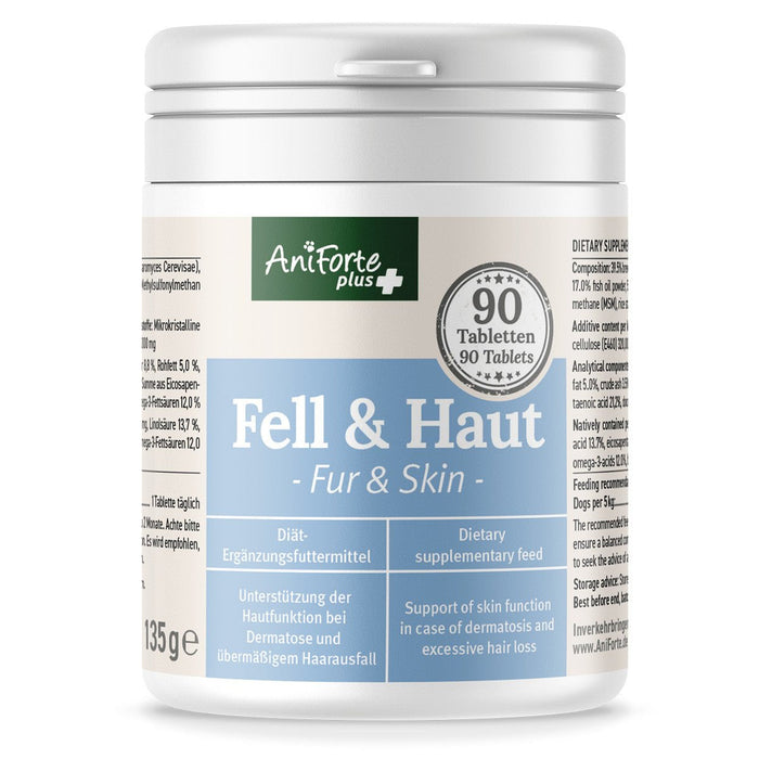Aniforte Skin And Coat - Suplementos Para Perros - 90 Tabletas