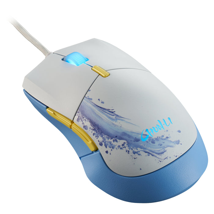 Ratón Con Cable Gamer Cooler Master Mastermouse Mm310 Street Fighter 6 (Blanco/Azul)