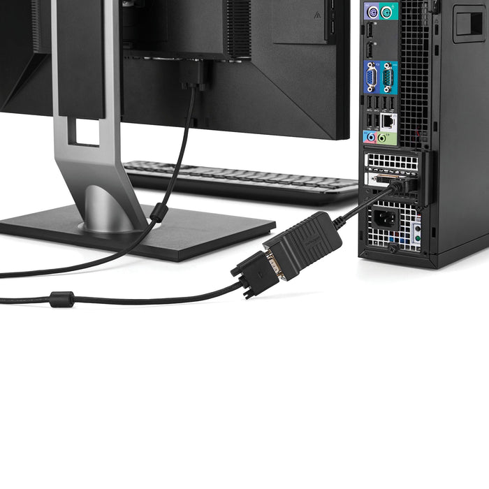 EAN 0065030834551 - StarTech.com DP2VGA adaptador de cable de vídeo 0,08 m VGA (D-Sub) Negro imagen 5