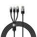 EAN 6932172622268 - Baseus SUP0002696 cable USB USB 3.2 Gen 1 (3.1 Gen 1) 1,2 m USB A USB C/Micro USB-A/Lightning Negro imagen 1
