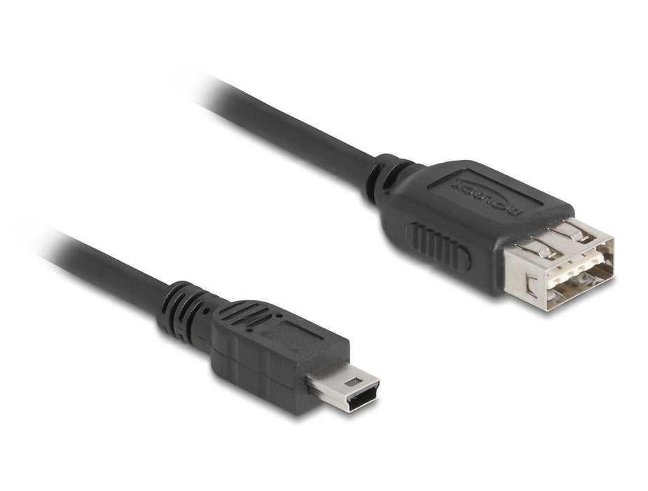 Delock 81526 Cable Usb 2.0 Usb Tipo Mini-B Macho A Easy Usb Tipo-A Hembra 3 M
