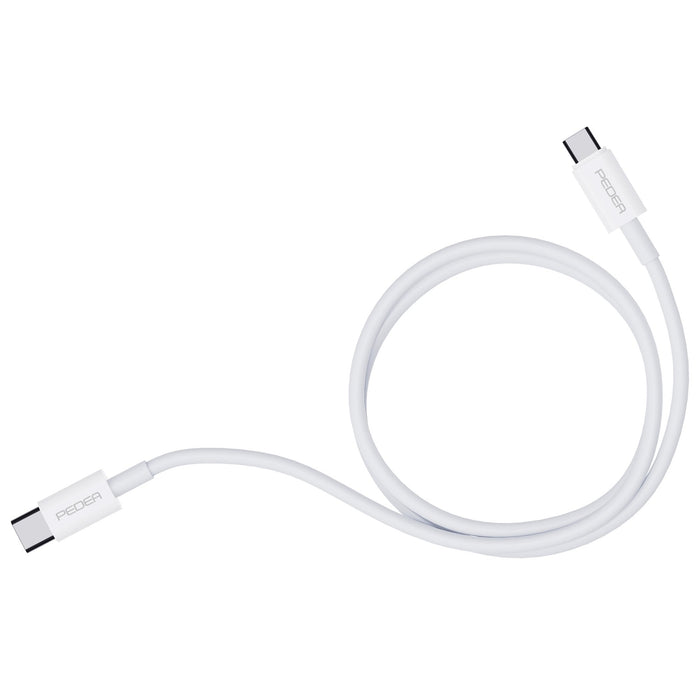 Pedea Schnelllade- Und Datencable Usb-C Usb-C, 1m, Wei