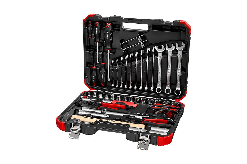 Gedore Juego De Llaves De Tubo Rojo 1/2" Universal Para Automóvil, 61 Piezas, Juego De Herramientas R69003061