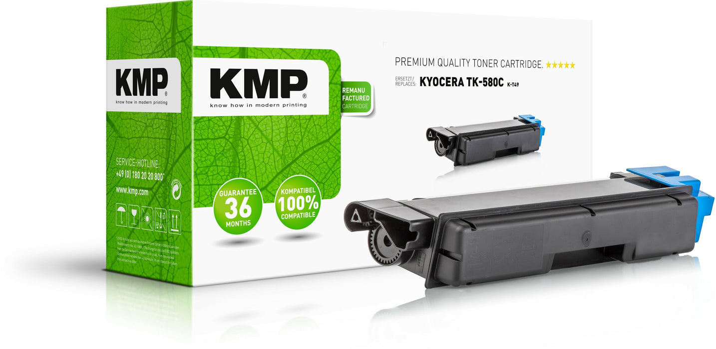 EAN 4011324289237 - KMP K-T49 cartucho de tóner 1 pieza(s) Cian imagen 1