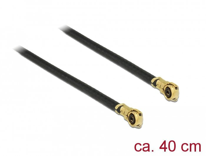 Delock Cable De Antena Mhf® 4l Macho A Mhf® 4l Macho 1,13 40 Cm