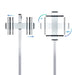 EAN 8433281010703 - TooQ FS2270M-B soporte para pantalla de señalización 177,8 cm (70") Plata imagen 4