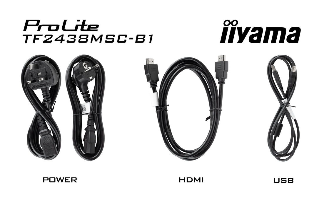 EAN 4948570121113 - iiyama TF2438MSC-B1 pantalla para PC 60,5 cm (23.8") 1920 x 1080 Pixeles Full HD LED Pantalla táctil Negr imagen 15