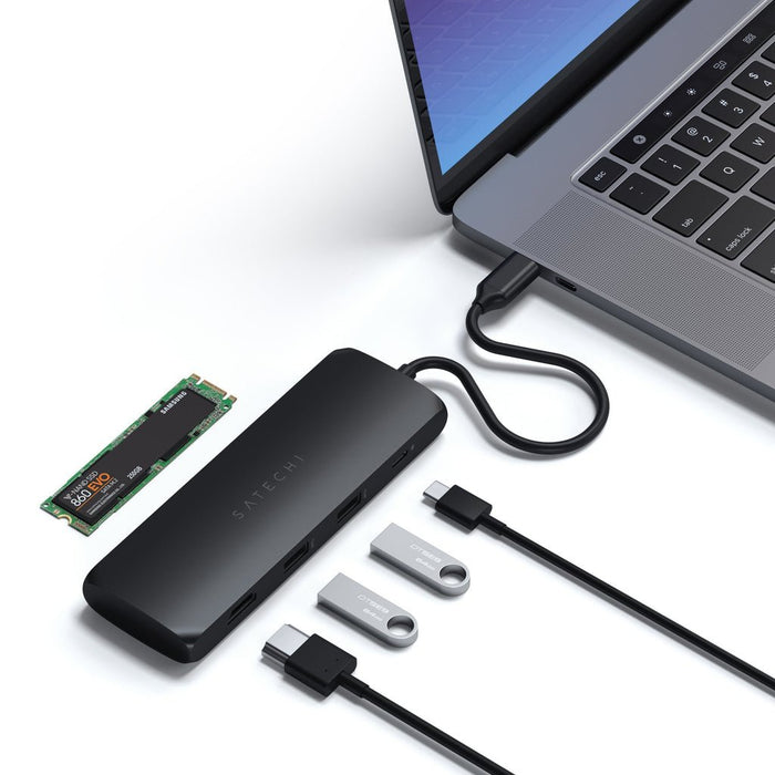 EAN 0810086360079 - Satechi ST-UCHSEK base para portátil y replicador de puertos Alámbrico USB 3.2 Gen 2 (3.1 Gen 2) Type-A N imagen 4