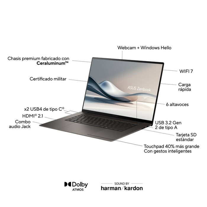 EAN 4711387709559 - ASUS Zenbook S16 UM5606WA-RK053W 40,6 cm (16") WQXGA+ LPDDR5x-SDRAM Wi-Fi 7 (802.11be) imagen 3