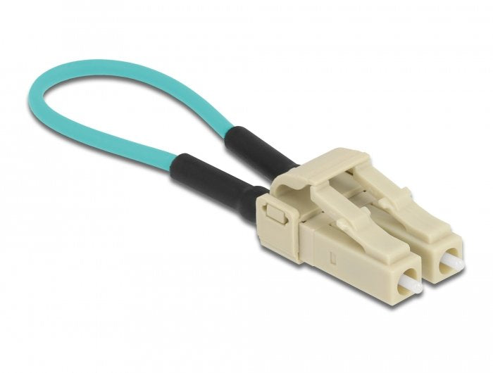 Delock Lwl Loopback Adapter Lc   Om3 Multimode Beige