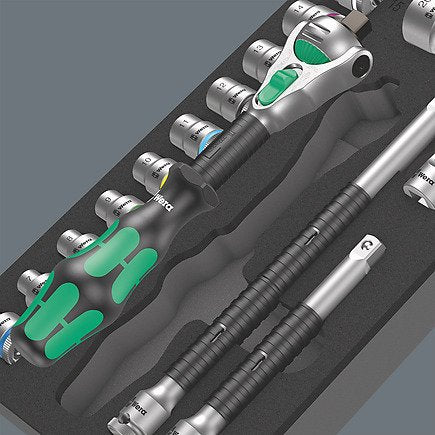 EAN 4013288225306 - Wera 05150111001 llave de carraca 23 pieza(s) Negro, Verde imagen 3